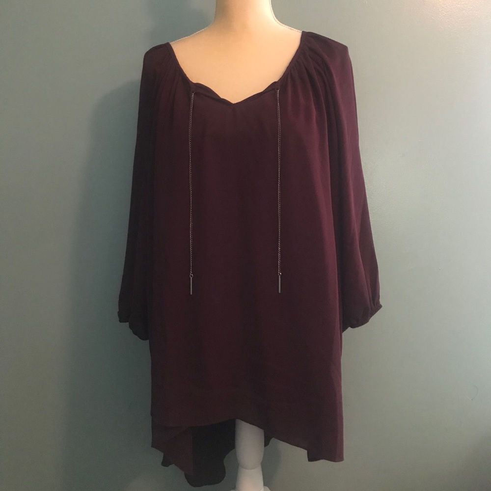Maroon tunic